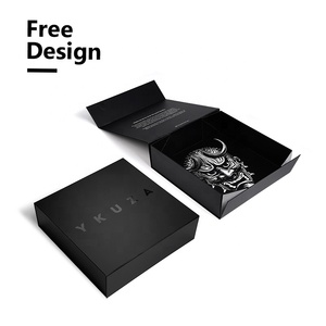 可定制再生纸板箱，带专色印刷可折叠磁性包装纸礼品盒 - Product Image 3
