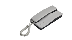 Teléfono de puerta intercomunicador de Audio bidireccional de diseño simple teléfono interior con sistema de cableado 1 + N auricular de 2 botones para familias múltiples - Product Image 2