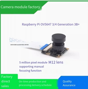 Modulo fotocamera 5 megapixel Raspberry PI OV5647, modulo fotocamera grandangolare di 130 gradi 3/4a generazione 3B + - Product Image 5