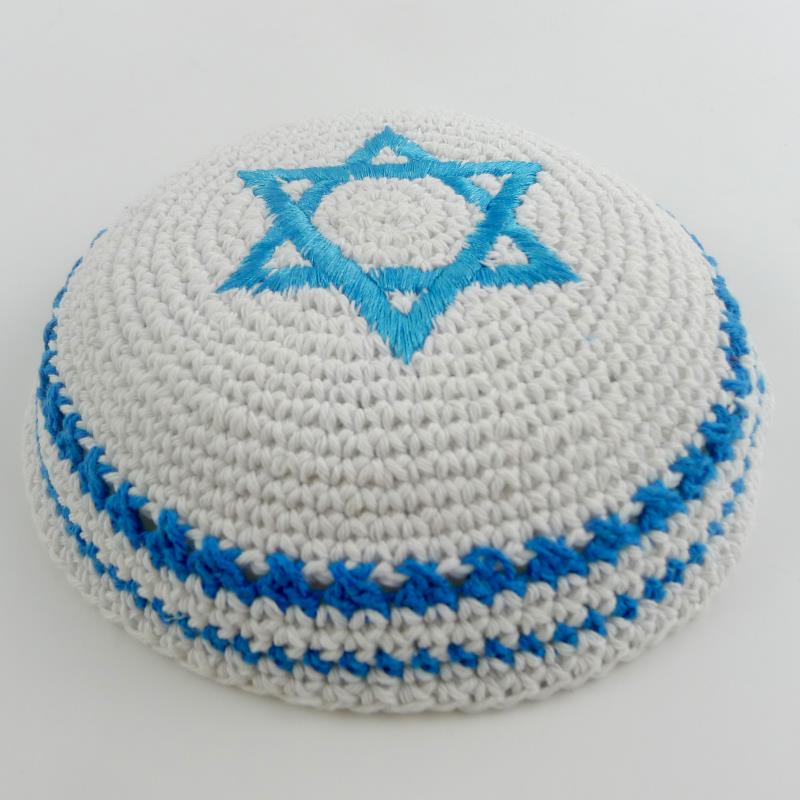 Blanc+bleu 19cm