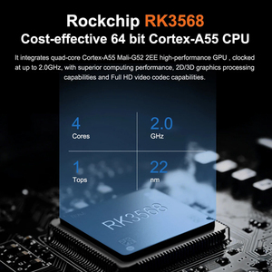 Vtex Mini Desktop PC Rk3568 Cortex-A55 Linux Android Os Embedded Thin Client Ein Rj45 * 2 4G Sim Kartens teck platz Mini-Computer Minipcs - Product Image 3