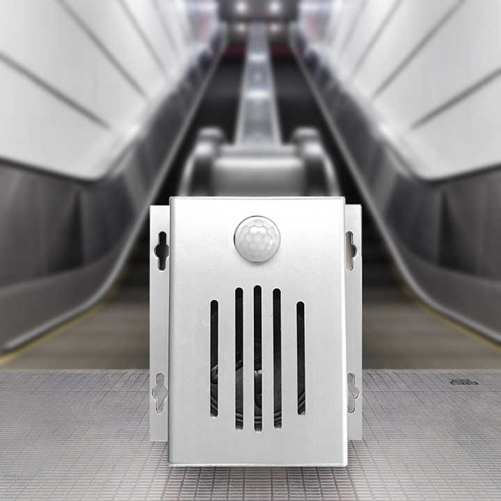 DC 12V Infrarood Inductie Geluidsversterker Pir Motion Alarm Detective Sensor Luidspreker Voor Deur Ingang Groet