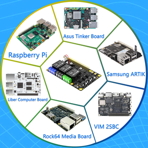 RPi Power <strong>Relay</strong> Board Expansion <strong>Module</strong> with Dual Cooling Fans and Automatic Discoloration LED for <strong>Raspberry</strong> <strong>Pi</strong> A+ 3A+ B+ 2B 3B - Product Image 5