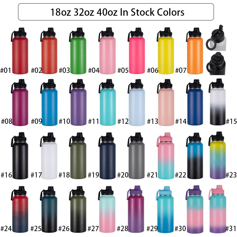 couleurs en stock