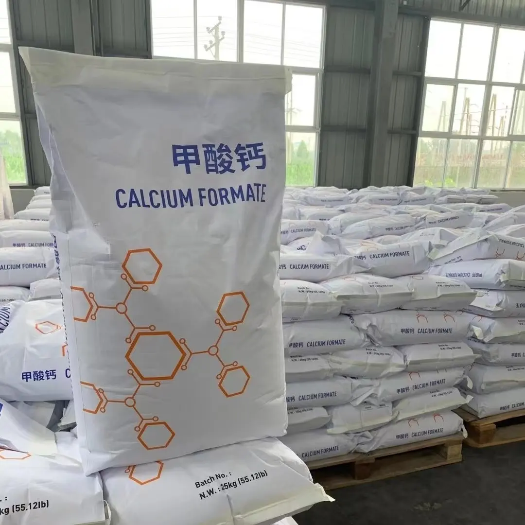 Utilisation dans la construction 98% min poudre de formiate de calcium formiate de calcium formule chimique ca(hcoo)2