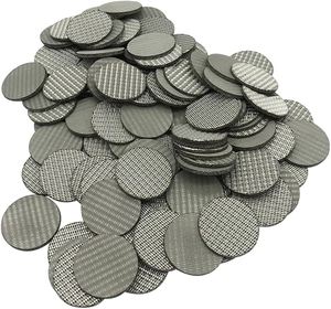 再利用可能25 50 100 0.5 1 2 3 5 6ミクロンステンレス鋼0.25 1.5インチ円形フィルターメッシュディスクSUS 304ワイヤーメッシュフィルター水用 - Product Image 6
