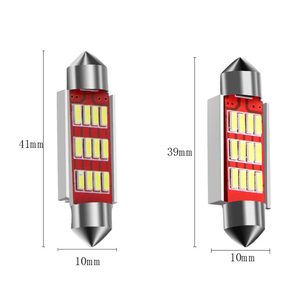 501 194 Luces Led Para C5W 31Mm 12V 42MM arabalar T10 araba Led ampul hata ücretsiz İç oto araba farı - Product Image 6