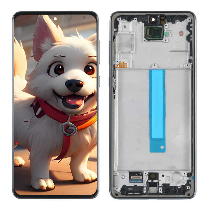 Sostituzione schermo Lcd cellulare Lcd per samsung galaxy A73 A736B Oled con cornice per telefoni cellulari Display per samsung A73