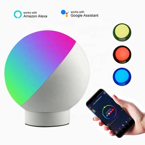UEMON Smart Office Night moderna lampada da tavolo per interni da comodino 16 milioni di colori luna lampada da tavolo