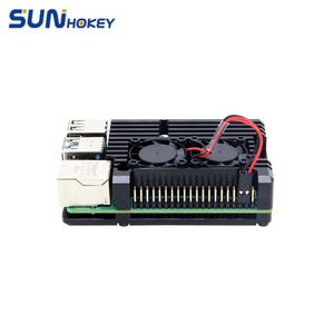 <strong>Raspberry</strong> <strong>PI</strong> 4B Metal <strong>case</strong> Aluminum alloy <strong>case</strong> with dual fan efficient heat dissipation protective <strong>case</strong> 3B model optional - Product Image 2