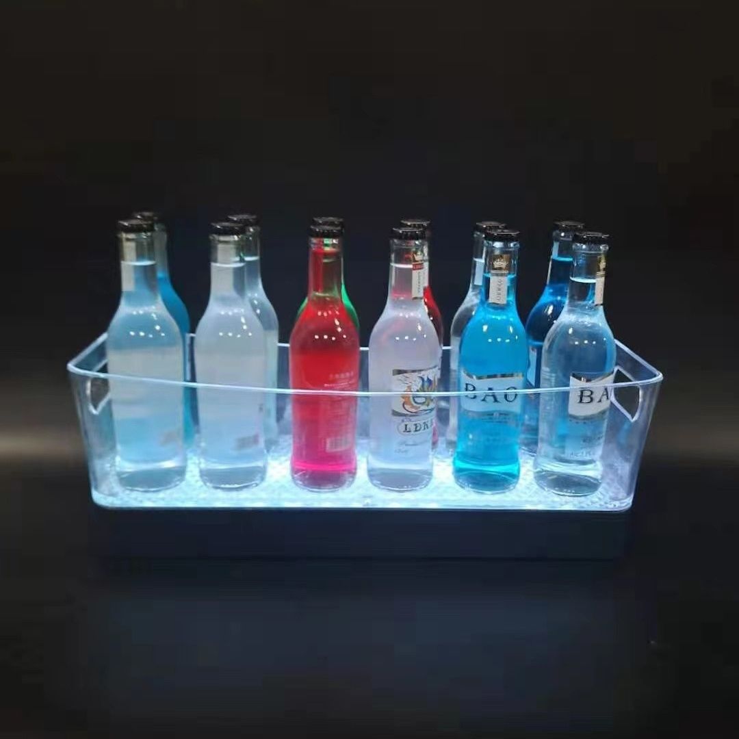 12 Bottles - Octagon Ice Texture (RGB Color Changing)