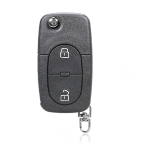 ID48チップ付き2ボタンスマートリモートキーシェル433MHZ 4D0837231RキーレスゴーエントリーリモートカーキーforAudi A3 A4 A6 A8 B6 - Product Image 1