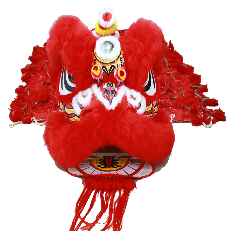Çin aslan dans LED güney aslan çin Foshan çizgi film kostümü performans prop ejderha ve aslan dansları