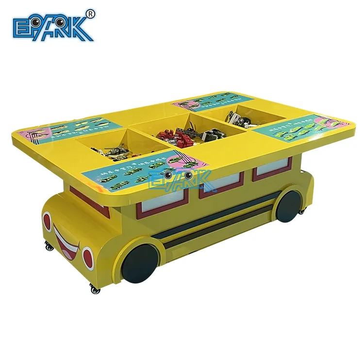 Hot-Selling Building Block Table Learning Preschool Brinquedos Educativos Para Crianças Brincar