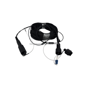 Instalación de fibra óptica FTTH FTTA solución de red armadura táctica chaqueta cable de puente LC a LC UPC/APC Cable de conexión blindado - Product Image 4