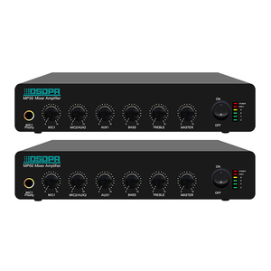 Professional PA Public Address <strong>Audio</strong> System 60W Desktop USB Tuner <strong>Audio</strong> Mini Power Mixer Amplifier - Product Image 1