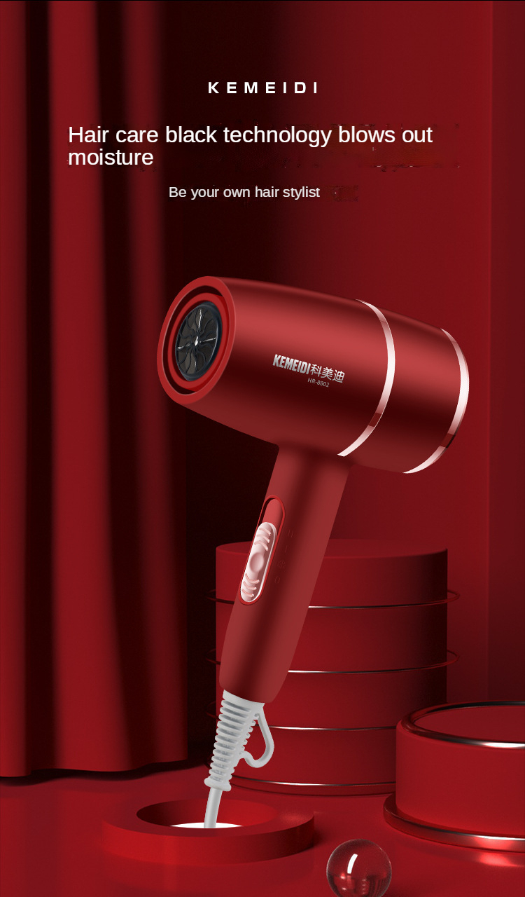 New High Quality Custom Professional Portable High Speed DC Motor Travel Salon Hair Dryer for home salon