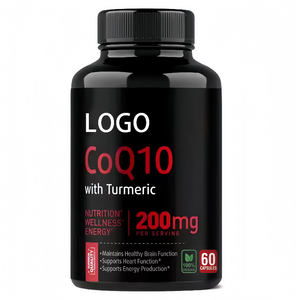 OEM Coenzyme Q10 Capsules avec Extrait de Curcuma Vegan Ubiquinol Supplément Adulte Ubiquinol Q10 Pilules - Product Image 6