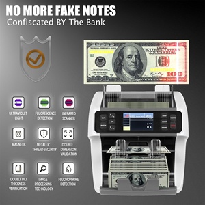 Máquina de conteo y clasificación de mezcla de monedas múltiples Contador de billetes máquina de clasificación de billetes profesional - Product Image 4