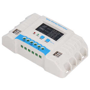 10A 20A 12V/24V LCD-Anzeige 4USB Port Solar panel Ladegerät Spannungs regler Solar laderegler - Product Image 4
