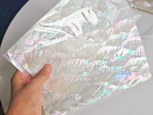 แผ่นเปลือกหอยเป๋าฮื้อธรรมชาติเปลือกหอยสำหรับเครื่องดนตรี - Product Image 6