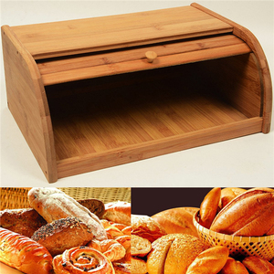 Yuvarlak emaye kutusu Modern büyük Retro çift katmanlı dekoratif kutuları özelleştirilebilir bakır renk küçük bambu ekmek kutusu - Product Image 6