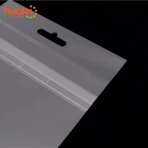 批发便宜的不干胶密封吊头卡塑料透明BOPP CPP Opp PE塑料包装袋 - Product Image 5