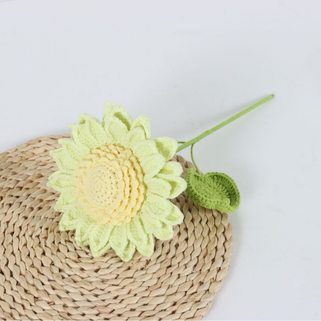 Tournesol double couche vert clair