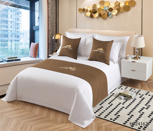 Ткань для украшения кровати, постельное белье для отеля, хвостовая ткань, наволочка с отделкой флага - Product Image 6