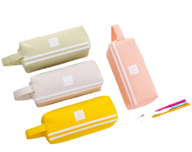 Personalizado funcional oxford papelería bolsa de la cremallera bolsa de lápiz