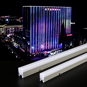 Tubo Rgb facciata costruzione decorativa acqua corrente che scorre striscia Led con Dimmer programmazione luci lineari animate - Product Image 1