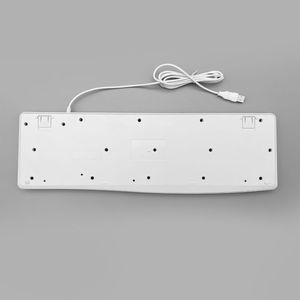 Tastiera da ufficio ergonomica di vendita calda Full-size cablata con connessione USB Design personalizzato per K-107CW di applicazioni informatiche - Product Image 6