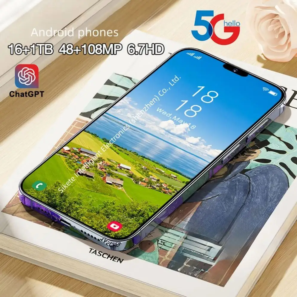 Vendita calda P30 Pro 6.7 pollici I15 per Smartphone/sblocco impronte digitali 6gb 168gb Mtk6592 Octa Core doppio Smartphone