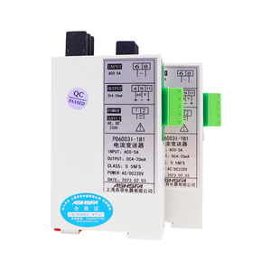 Transductor de corriente CA 4-20mA 0-10V Salida 220V Sensor de corriente de potencia Transmisor industrial sensor de corriente CA