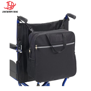 Alligator Pattern Hospital Use Wheelchair <strong>Bag</strong> with Two Handles Open Closure Polyester Lining for Medicine Storage