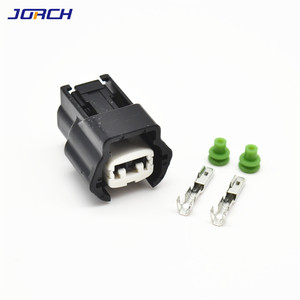 Conector de inyector de combustible de conector OEM negro de 2 pines/vías para inyectores de alimentación lateral 6189-0773 - Product Image 2