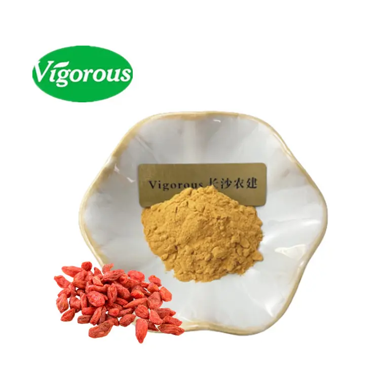 Cinese naturale puro per prodotti superfoods polvere di estratto di Goji Wolfberry istantaneo biologico