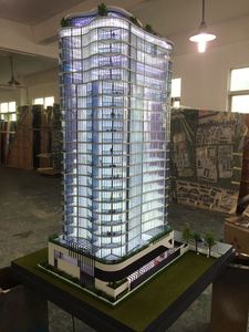 高品質クリスタル 3d 建物モデル建築スケール moels フィギュア - Product Image 3