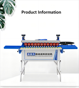Otomatik yapıştırma ve kırpma parlatma ve otomatik uç kesme ile kenar bantlama makinesi - Product Image 6