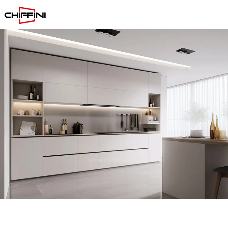 Mueble de cocina modular dupla face impermeável pvc board cozinha gabinete design laminado folha para cozinha conjunto gabinete