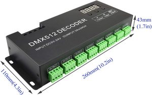 <strong>DMX512</strong>-24CH Dimming Knob Control System Pixel <strong>Led</strong> <strong>Controller</strong> 24-way <strong>DMX512</strong> <strong>Decoder</strong> <strong>LED</strong> Lights with - Product Image 6