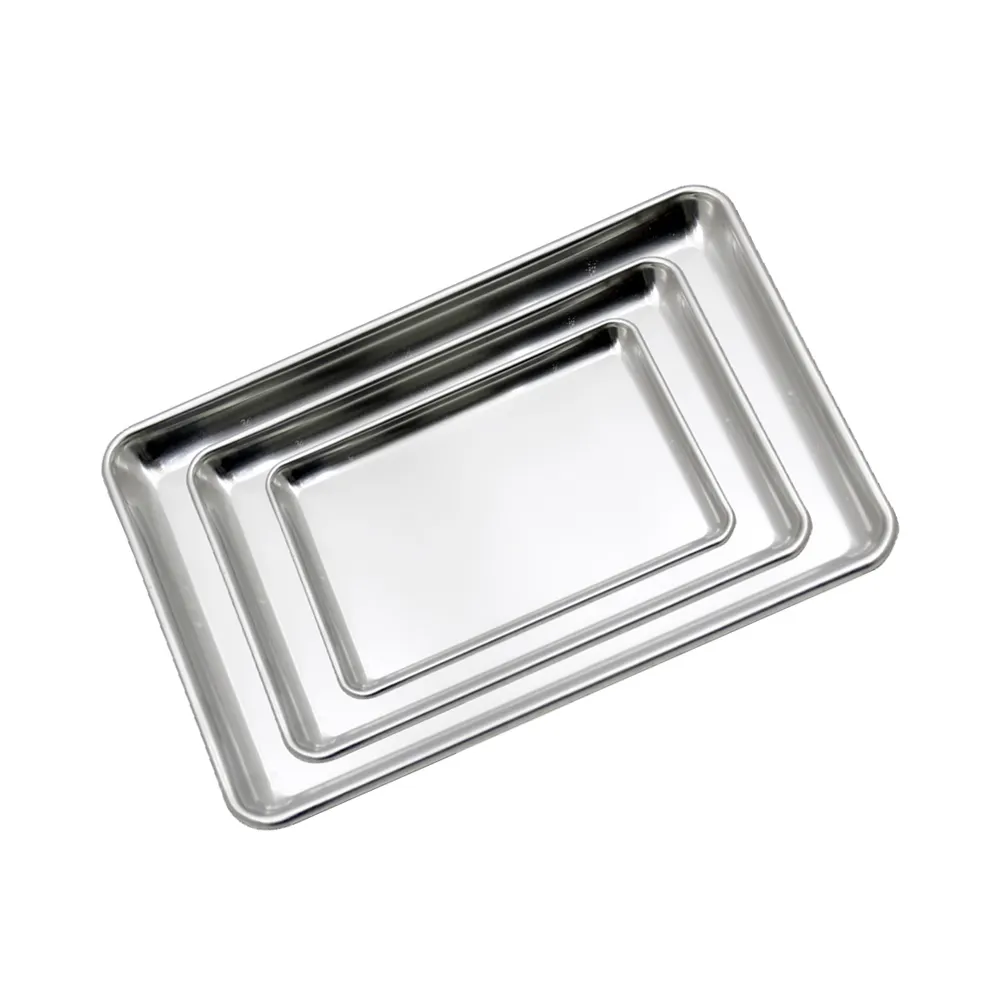 핫 세일 주철 스테인레스 스틸 베이킹 접시 세트 가정용 일회용 케이크 팬 포장 상자