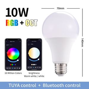 FxpotスマートLedライトOem利用可能ワイヤレスTuyaスマートライフAlexaランプLedマルチカラーRGBライトBlub E27BluetoothLed電球 - Product Image 4