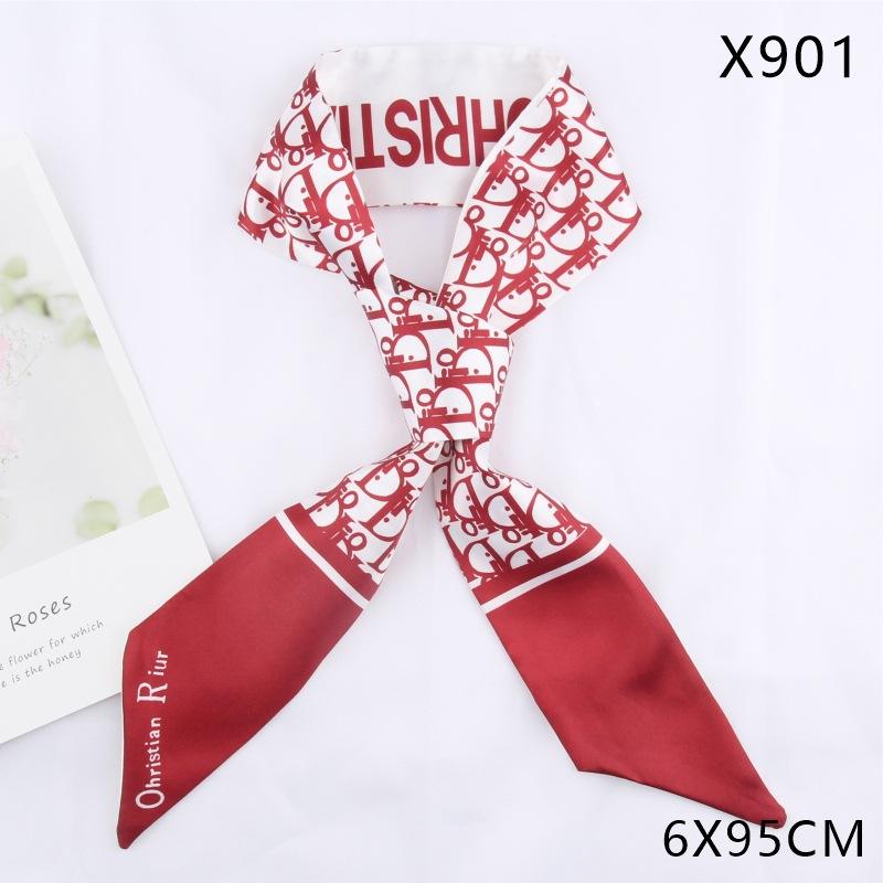 X901 simulation silk d word vermilion