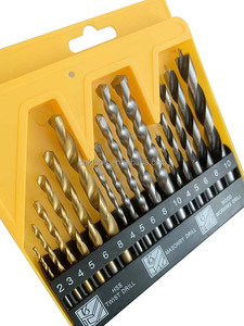 Juego de brocas combinadas multifunción de 16 piezas al por mayor en caja de plástico para perforación de mampostería de madera metálica - Product Image 6