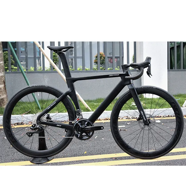 Cycletrack CK-SKY Bicicleta de estrada de fibra de carbono para corrida profissional 700C de fábrica por atacado 22 velocidades