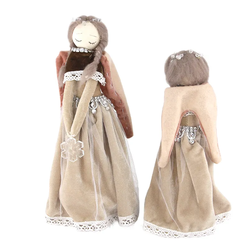 Рождественские и 2021 декоративные куклы для детской вечеринки, большие куклы для платья