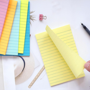 Bloc de notas pequeño simple con regla A6 personalizado para el trabajo, Bloc de notas adhesivo para uso de oficina útiles escolares Bloc de notas - Product Image 3