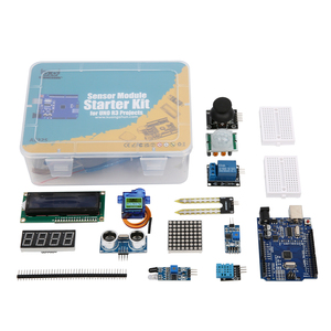 Robowiz Sensormodul Starterset für Arduino Set R3 0.96 OLED 1602 LCD-Display mit Tutorial für Arduino uno