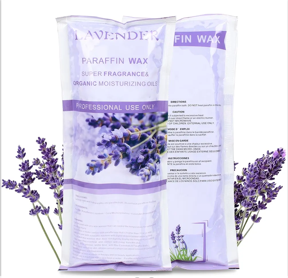 1LB Lavender Paraffin Wax for Body Beauty wax for skin careUse Fully Refined Beauty Paraffin cream Wax For Hands and Feet